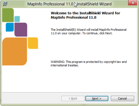 [Mapinfo professional ] Cài đặt phần mềm Mapinfo professional 11 và 11.5