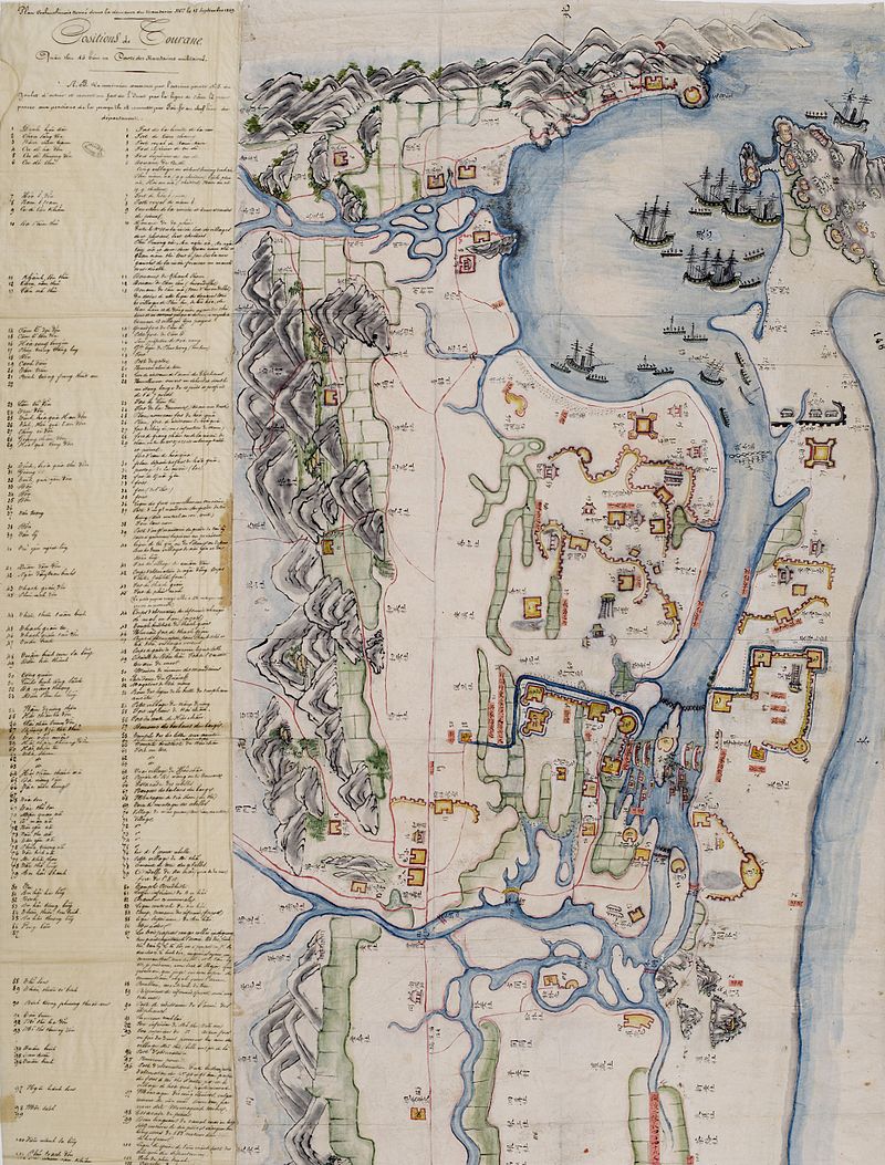 Bản đồ Đà Nẵng năm 1859