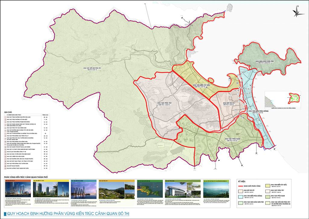 Bản đồ định hướng cảnh quan đô thị Đà Nẵng
