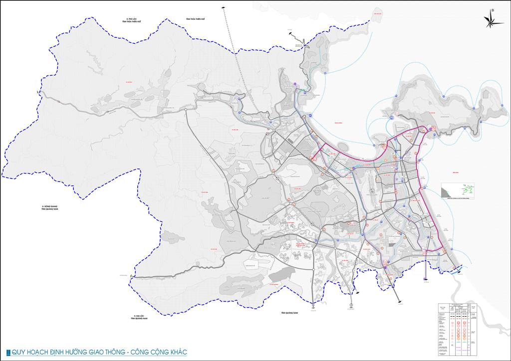 Bản đồ định hướng giao thông công cộng khác Đà Nẵng