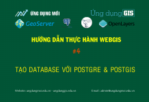 Tạo Database với PostgreSQL và PostGIS