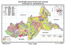 bản đồ hiện trạng sử dụng đất năm 2010 huyện quốc oai hà nội