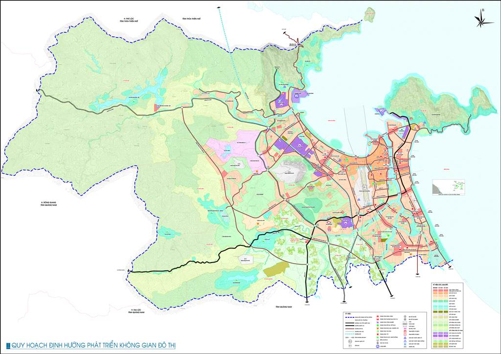 Bản đồ định hướng không gian đô thị Đà Nẵng