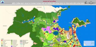 Bản đồ thuyết minh Quy hoạch chung của thành phố Đà Nẵng