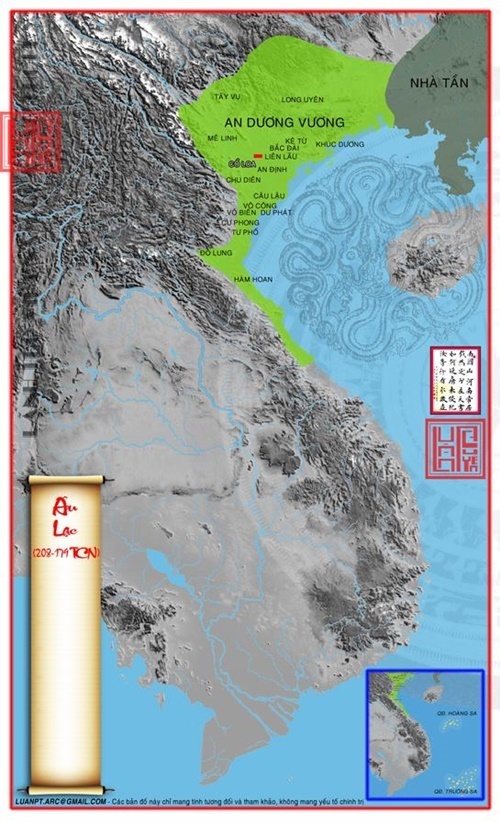 Sau khi chiếm được Văn Lang, Thục Phán đã sát nhập Văn Lang vào đất của mình, nước Âu Lạc có lãnh thổ từ phía nam sông Tả Giang (Quảng Tây,Trung Quốc) kéo xuống tận dãy Hoành Sơn thuộc Hà Tĩnh ngày nay
