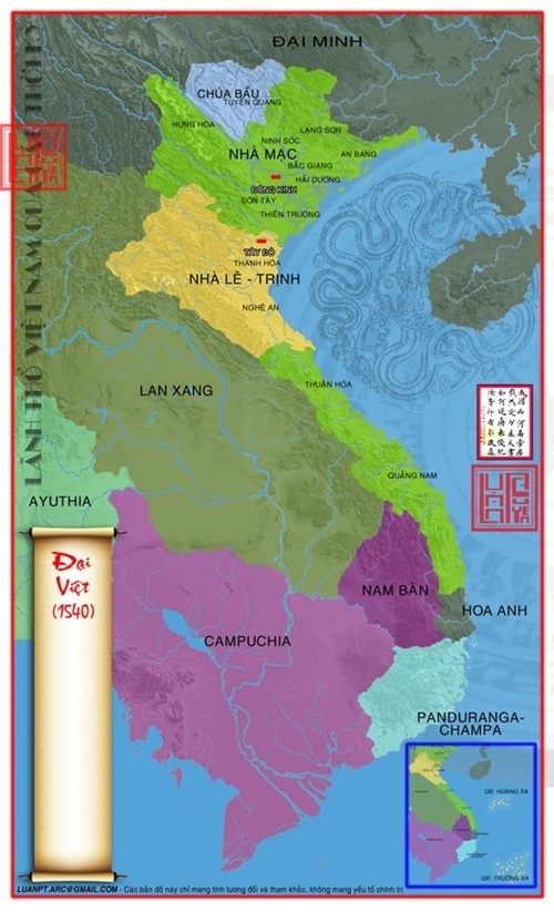 Năm 1540 Nhà Hậu Lê xác lập chỗ đứng trở lại trên lãnh thổ Đại Việt