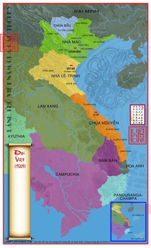 Năm 1569 Nguyễn Hoàng làm Tổng Trấn Tướng Quân cai quản cả Xứ Quảng Nam và Xứ Thuận Hóa